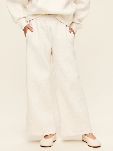 High-Waisted Bounce Fleece Wide-Leg Sweatpants for Girls