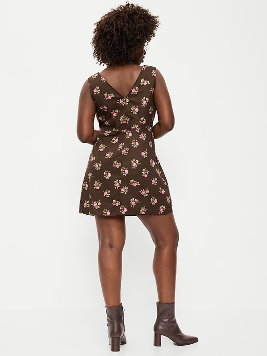 Image number 7 showing, Sleeveless A-Line Mini Dress