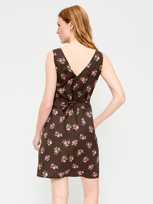 Image number 2 showing, Sleeveless A-Line Mini Dress