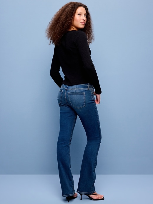 L'image numéro 3 présente Jean Wow semi-évasé à taille basse