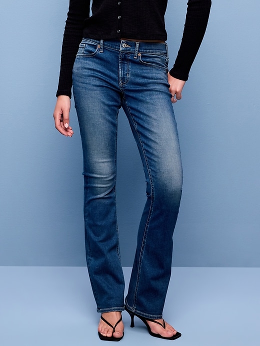 L'image numéro 2 présente Jean Wow semi-évasé à taille basse