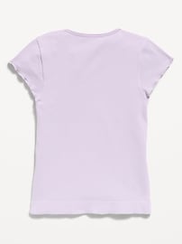 Image number 3 showing, Fitted Seamless Ribbed  Performance Top for Girls