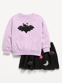 Image number 2 showing, Sweatshirt & Tutu Skirt Set for Toddler Girls