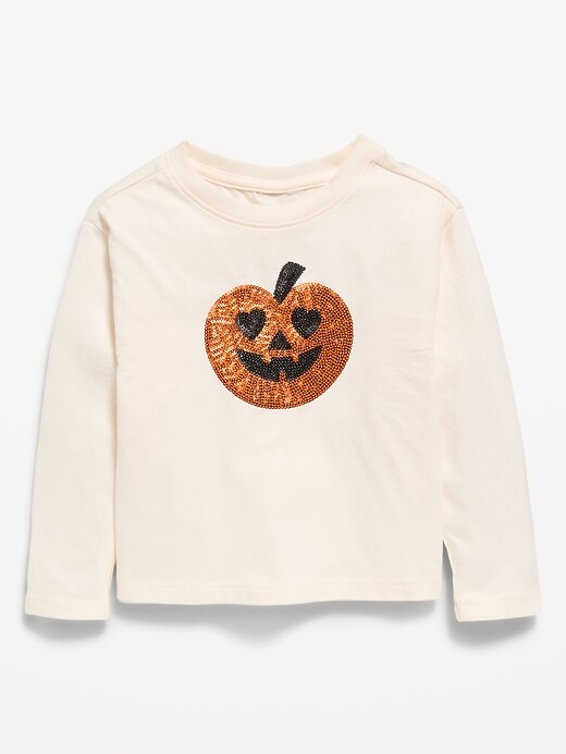 Image number 2 showing, Long-Sleeve Graphic T-Shirt for Toddler Girls