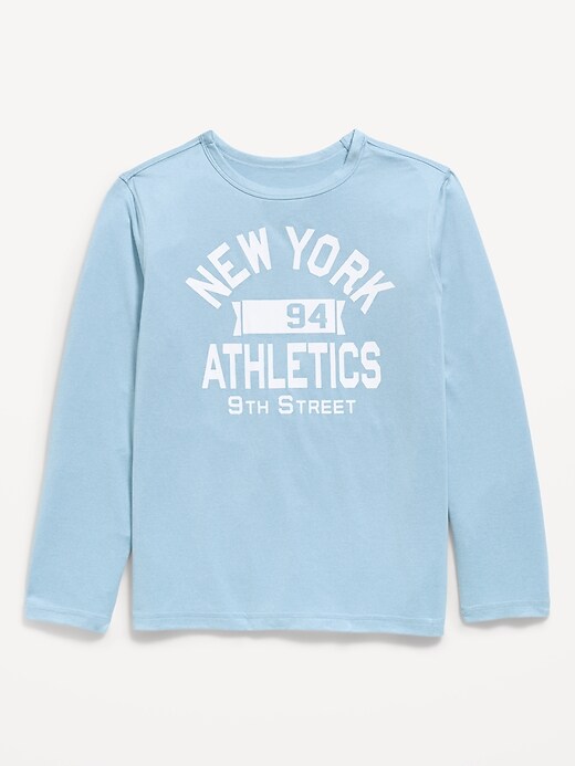 Image number 1 showing, CloudMotion Long-Sleeve Performance T-Shirt for Boys