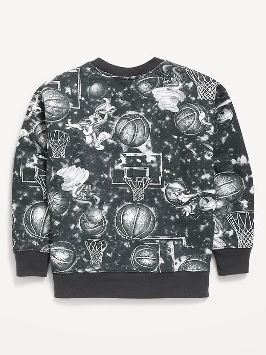 Image number 2 showing, Space Jam™ Gender-Neutral Oversized Graphic Sweatshirt for Kids