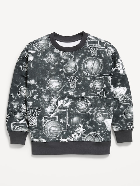 Space Jam™ Gender-Neutral Oversized Graphic Sweatshirt for Kids