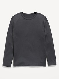 Image number 2 showing, CloudMotion Long-Sleeve Performance T-Shirt for Boys