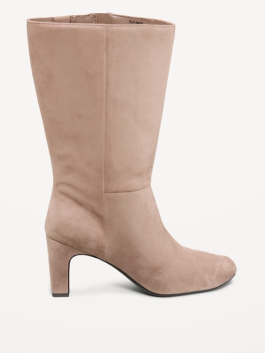 Image number 3 showing, Mid-Calf Square-Toe Boot for Women