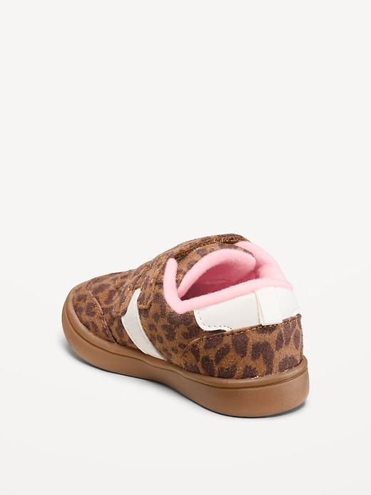 Image number 3 showing, Double Secure-Strap Faux-Suede Sneakers for Toddler Girls