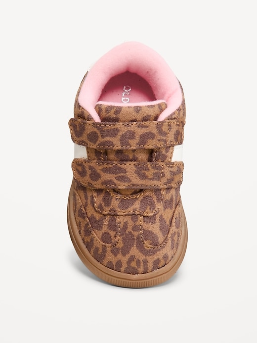 Image number 2 showing, Double Secure-Strap Faux-Suede Sneakers for Toddler Girls
