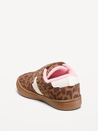 Image number 3 showing, Double Secure-Strap Faux-Suede Sneakers for Toddler Girls