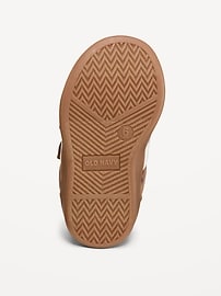 Image number 4 showing, Double Secure-Strap Faux-Suede Sneakers for Toddler Girls