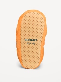 Image number 4 showing, Velour Pumpkin Slippers for Toddler