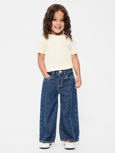 Super Baggy Wide-Leg Jeans for Toddler Girls