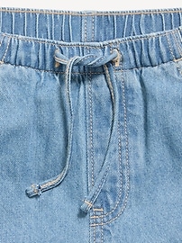 Image number 3 showing, Pull-On Super Baggy Wide-Leg Denim Jeans for Girls