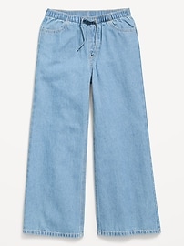 Image number 1 showing, Pull-On Super Baggy Wide-Leg Denim Jeans for Girls