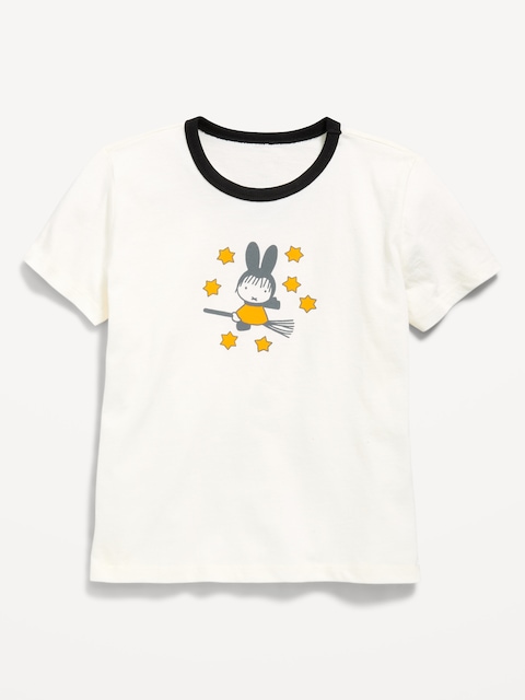 Miffy™ Graphic Ringer T-Shirt for Girls