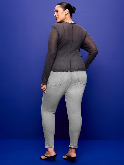 L'image numéro 5 présente Jean OG droit à taille haute longueur cheville