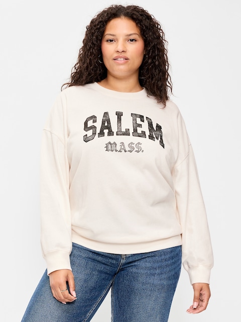 SoComfy Oversized Crew-Neck Sweatshirt