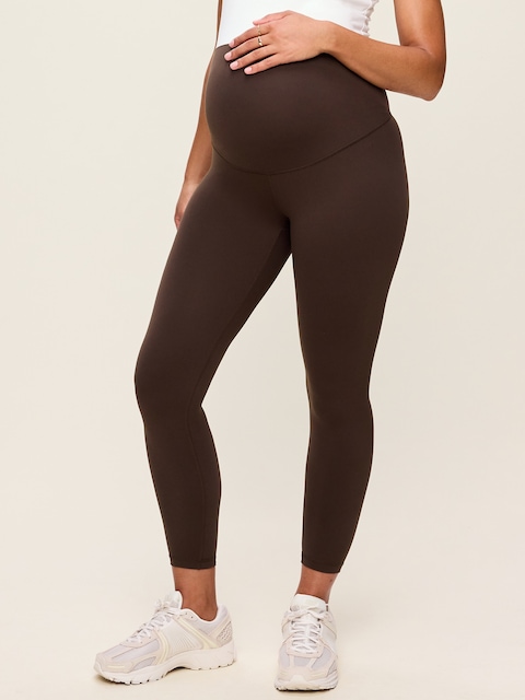 LEGGING STUDIOSMOOTH LONGUEUR 7/8 À PANNEAU COUVRANT DE MATERNITÉ