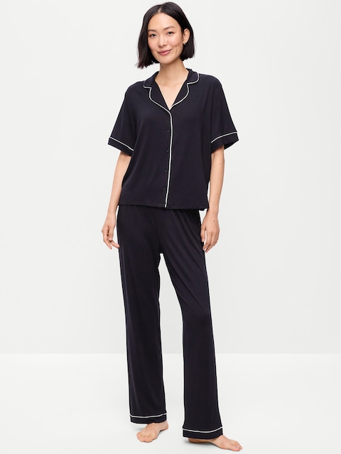 ENSEMBLE PANTALON EN TRICOT DE JERSEY GRASSE MATINÉE