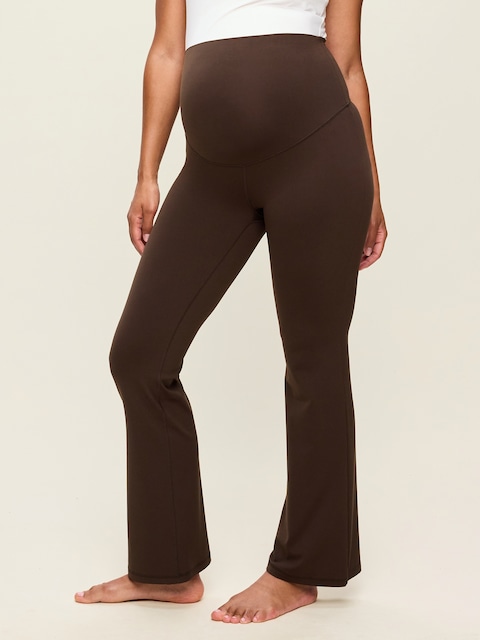 Maternity Full-Panel StudioSmooth Flare Leggings