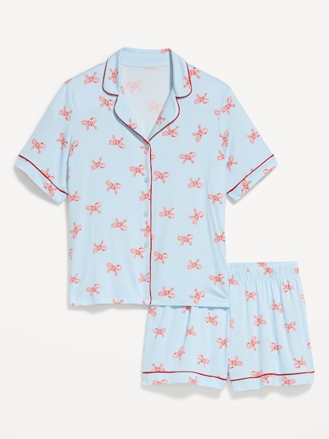ENSEMBLE SHORT EN TRICOT DE JERSEY GRASSE MATINÉE
