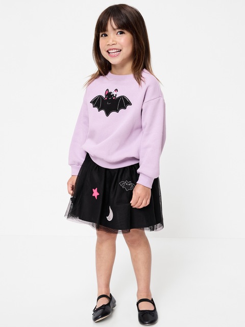 Sweatshirt & Tutu Skirt Set for Toddler Girls