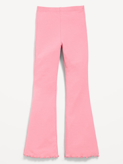 LEGGING ÉVASÉ CÔTELÉ À TAILLE HAUTE POUR FILLE