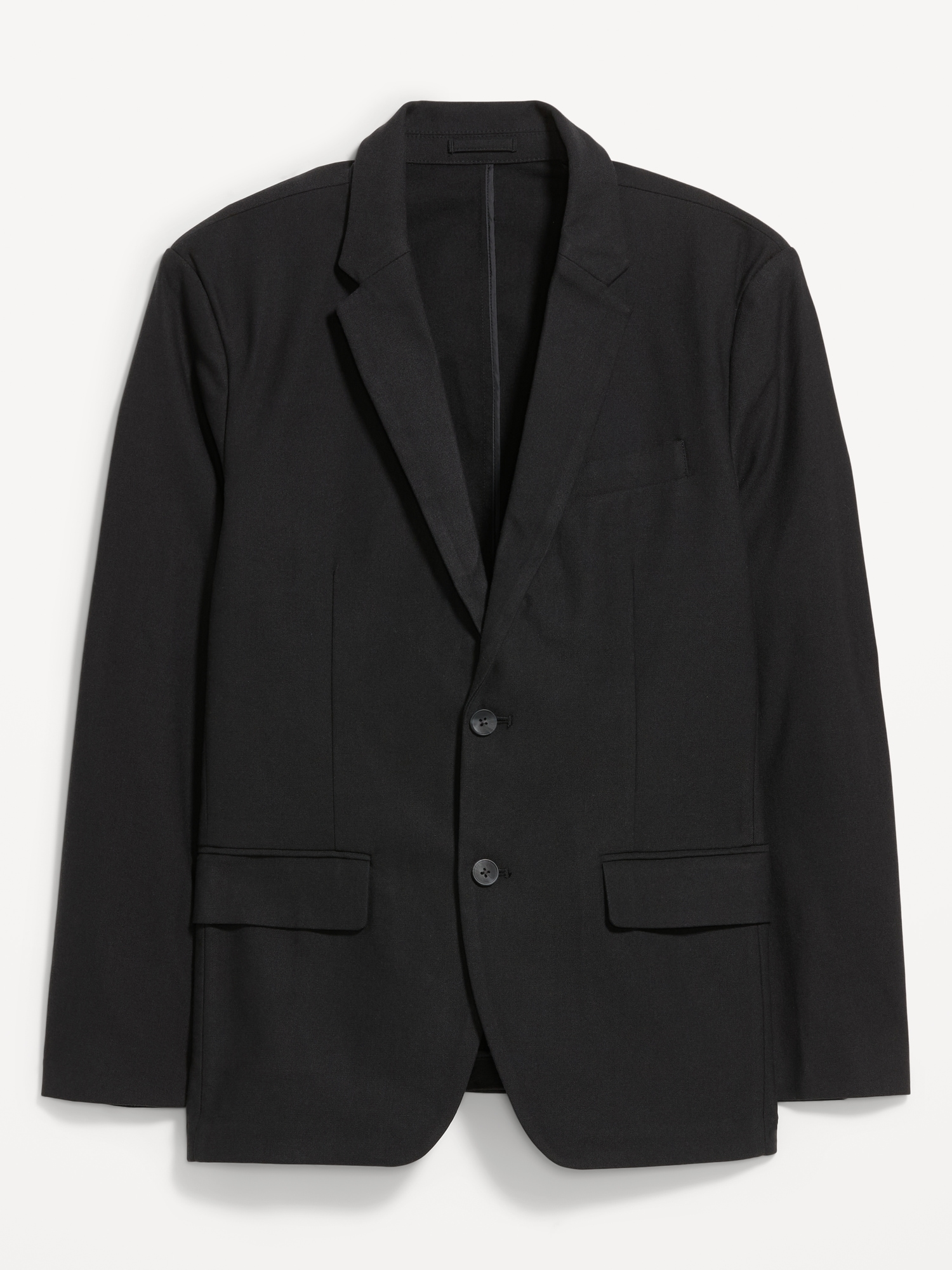 Relaxed Unlined Twill Blazer