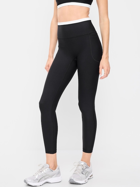 Extra-High Waisted PowerSoft Boundless 7/8 Pocket Leggings – No Front Seam