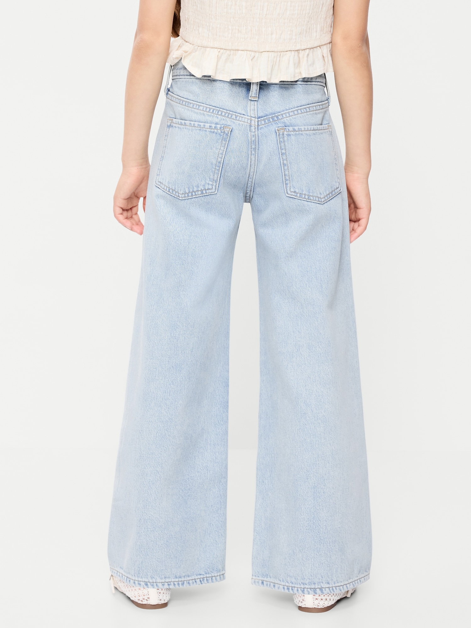 Super Baggy Wide-Leg Jeans for Girls