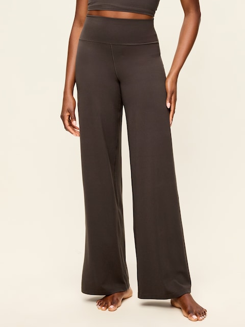 High-Waisted StudioSmooth Wide-Leg Pants