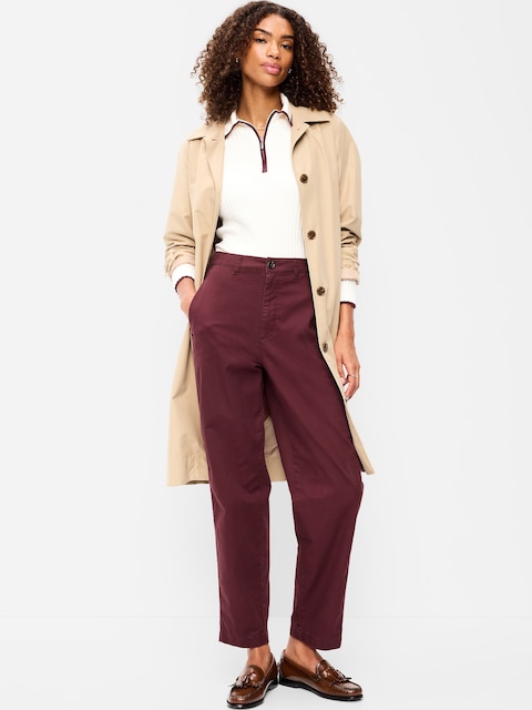 PANTALON CHINO AUTHENTIQUE À TAILLE HAUTE
