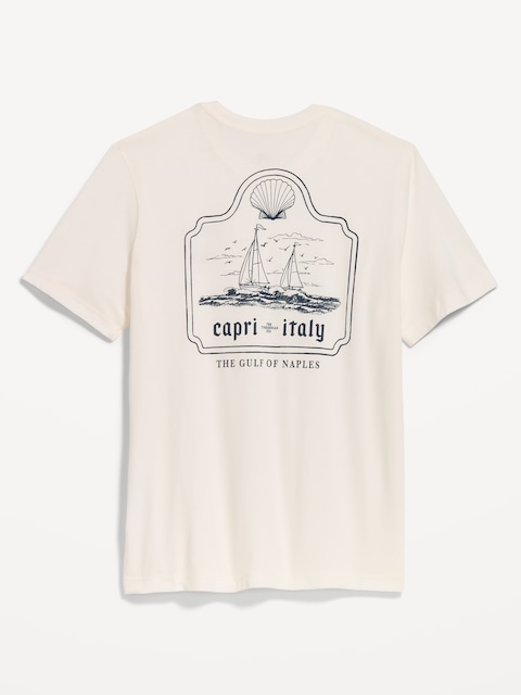 Soft-Washed Crew-Neck Graphic T-Shirt