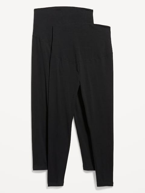 LEGGING DE MATERNITÉ À PANNEAU COUVRANT (PAQUET DE 2)