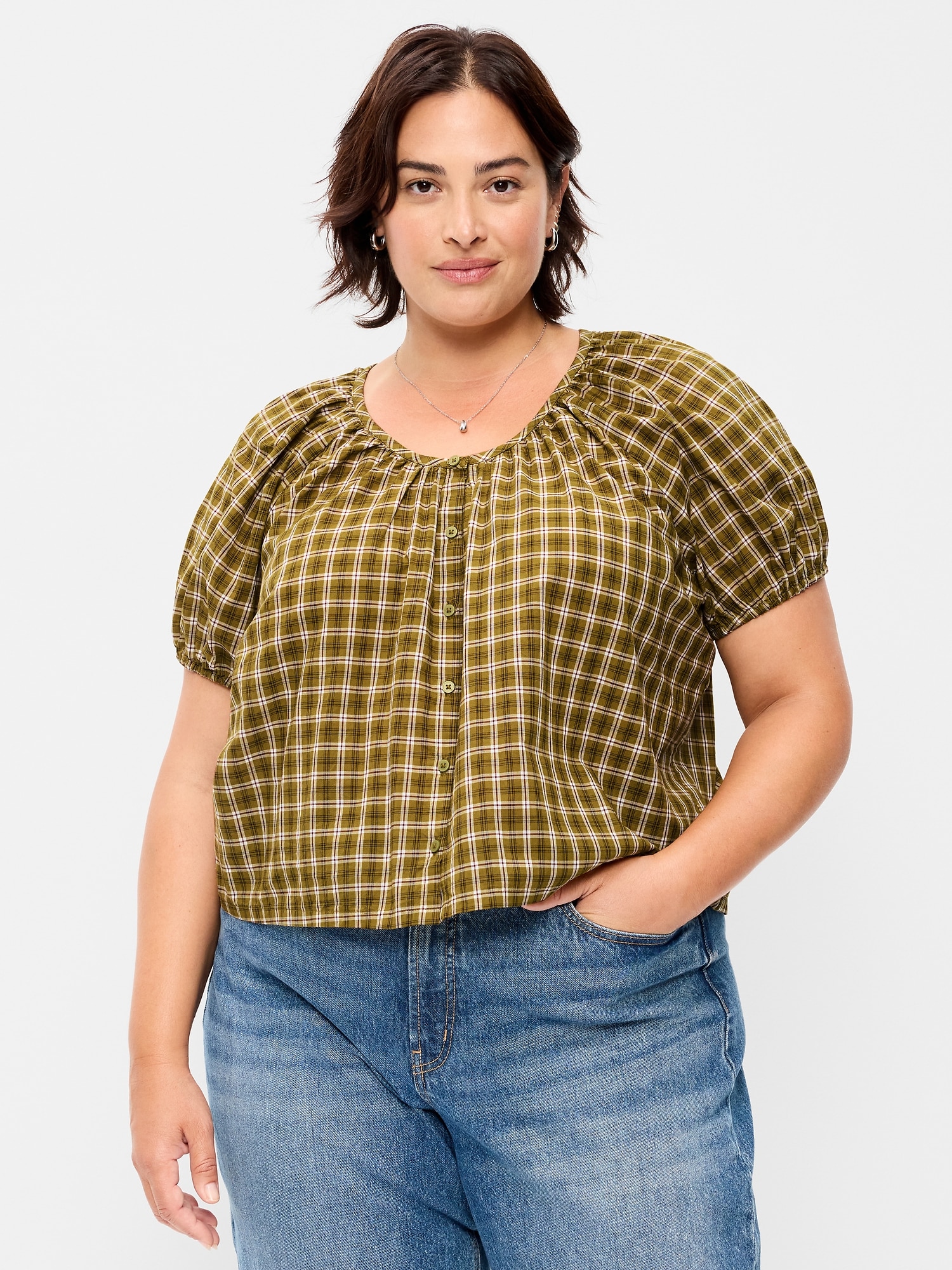 Airy Button-Down Top