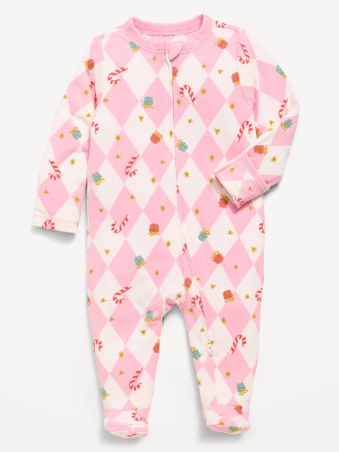 SoftMode 2-Way-Zip Sleep & Play Footed One-Piece for Baby
