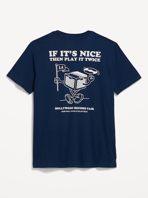 Soft-Washed Crew-Neck Graphic T-Shirt