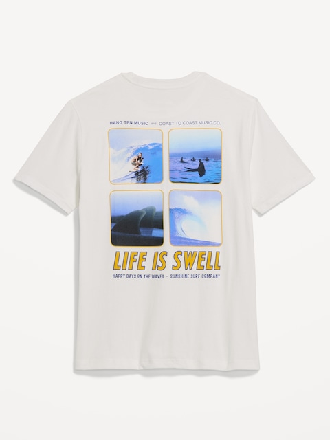 Soft-Washed Crew-Neck Graphic T-Shirt