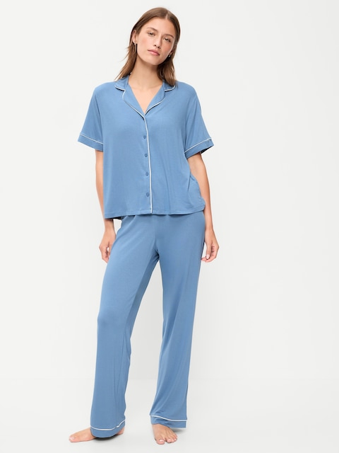 Sunday Sleep Knit Jersey Pant Set
