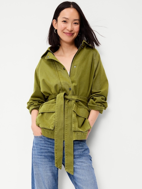 VESTE UTILITAIRE À CEINTURE