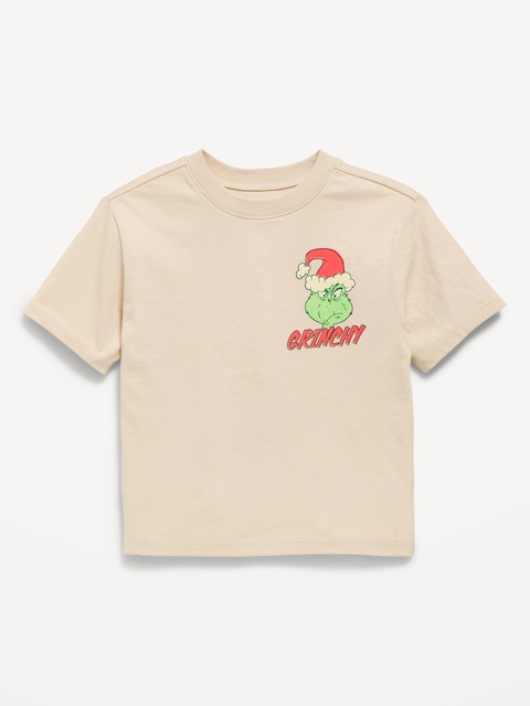 T-SHIRT SURDIMENSIONNÉ À IMPRIMÉ « GRINCH » DE DR. SEUSS™ UNISEXE POUR TOUT-PETIT