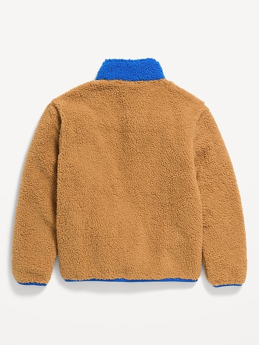 Cozy Sherpa Mock-Neck Pullover for Boys | Old Navy