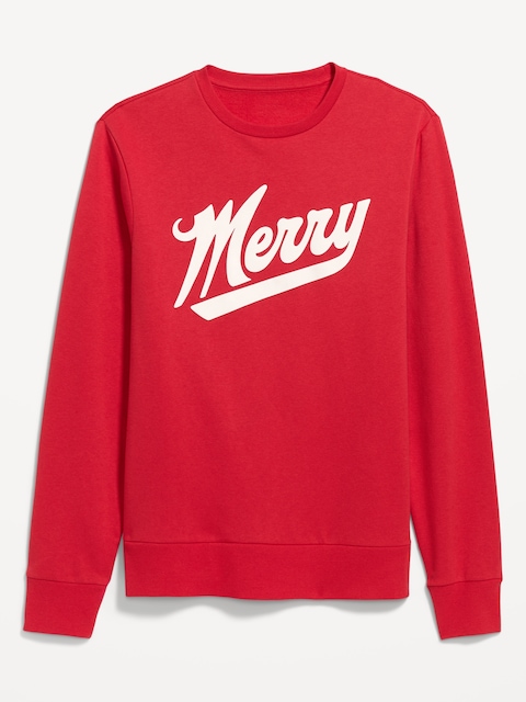 Graphic Crew-Neck Sweatshirt