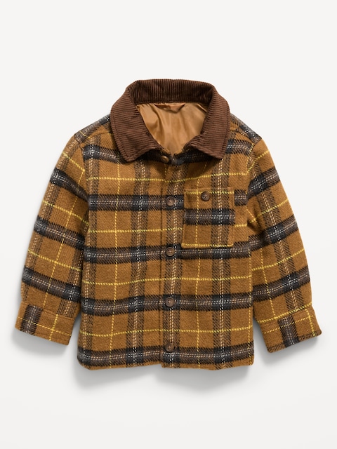 VESTE-CHEMISE À CARREAUX POUR TOUT-PETIT