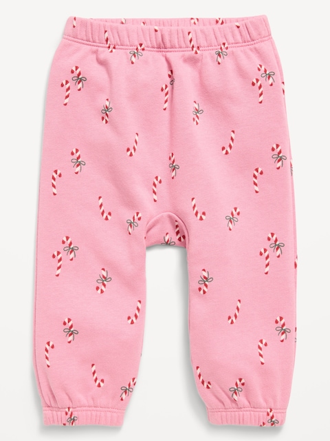 Printed French Terry Pants for Baby