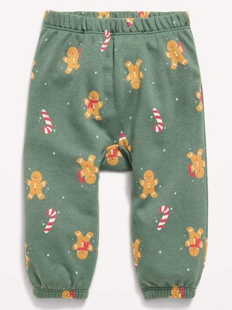 Printed French Terry Pants for Baby