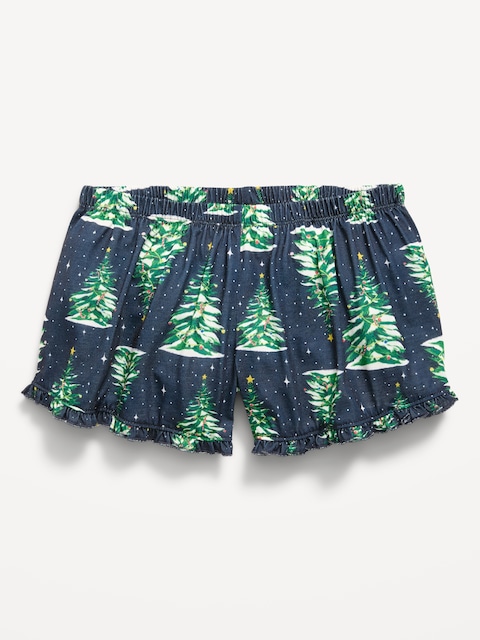 Ruffled Pajama Shorts for Girls